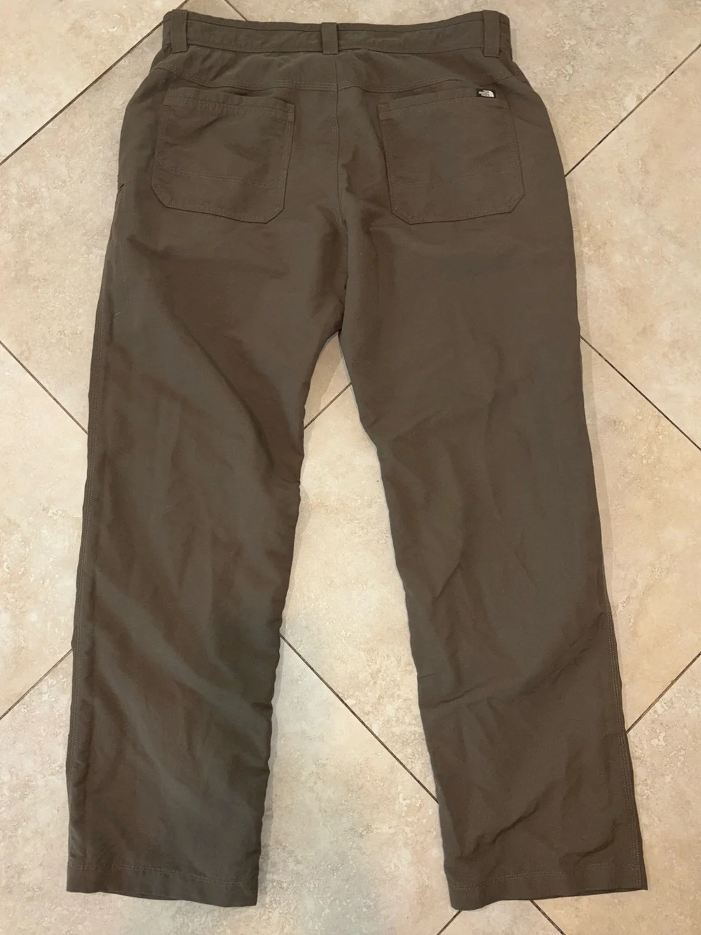 The North Face Men's Olive Green Nylon Cargo Pants Size 34